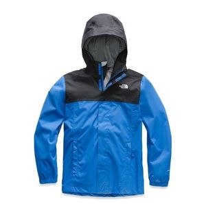 The North Face Boys' Resolve Reflective Jacket, Sz M 10/1/2, color Turkish sea